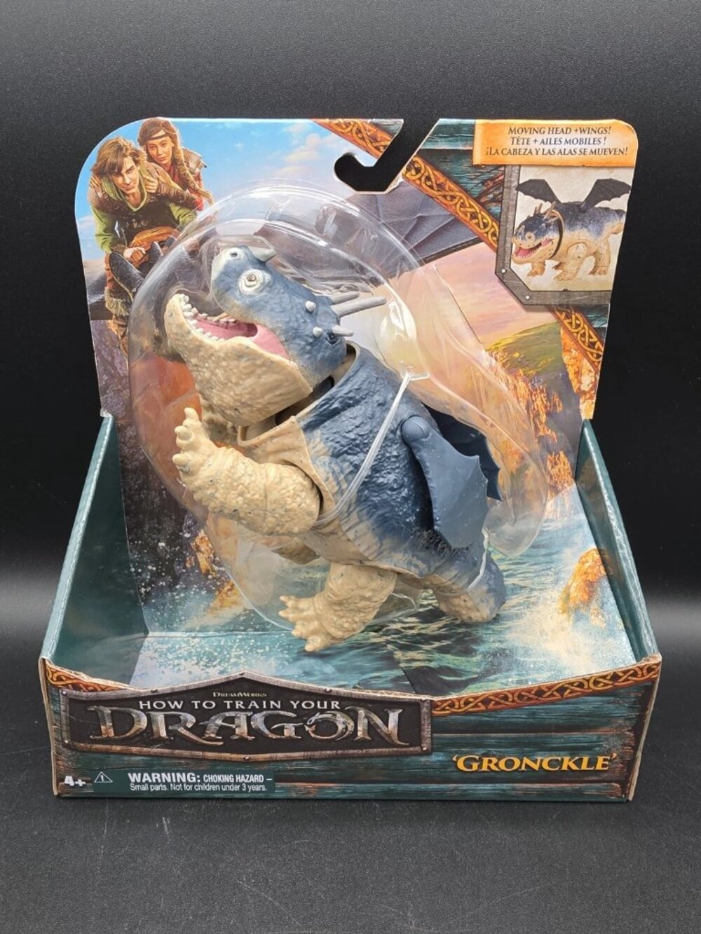 How to Train Your Dragon Gronckle 5" Dragon Action Figure NIB